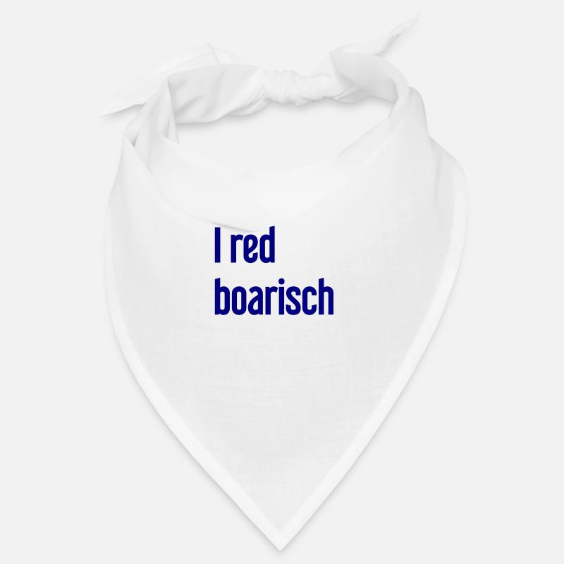 I red boarisch Bandana