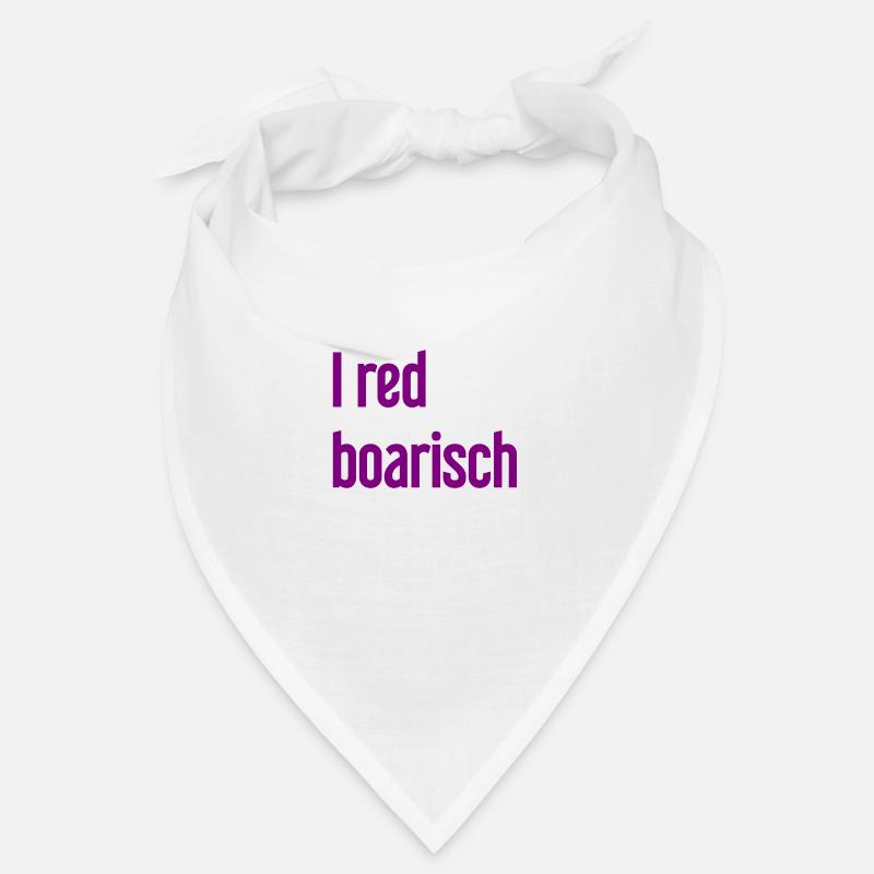 I red boarisch Bandana