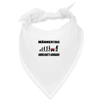 Vatertag - Bandana - Weiß - Vorne