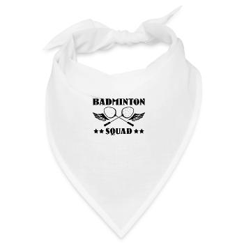 Badmintonsport Professioneller Badmintonspieler - Bandana - Weiß - Vorne