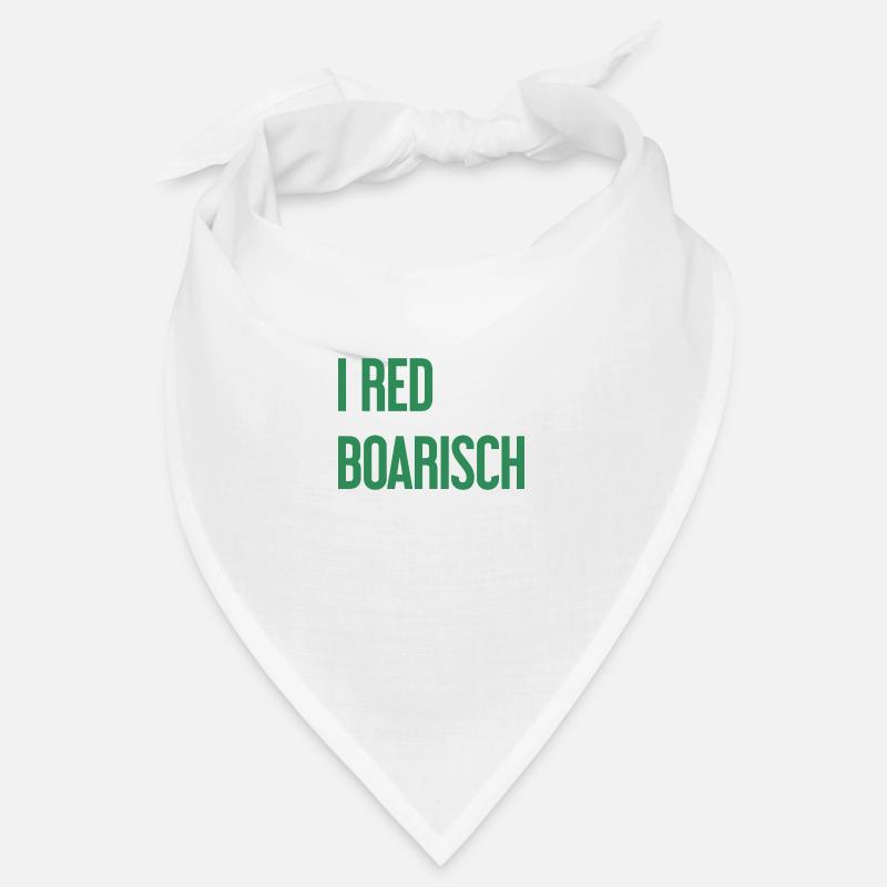 I red boarisch Bandana