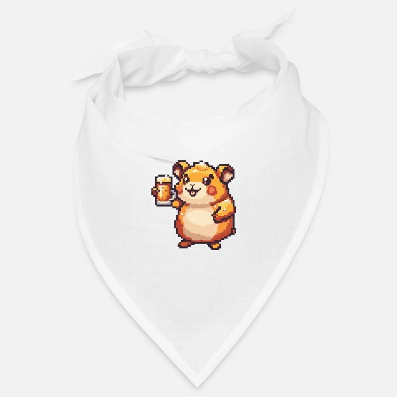 Hamster Bier Pixel Bandana