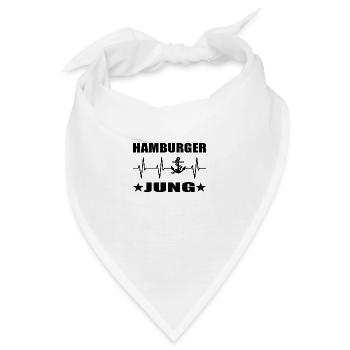 Hamburg - Bandana - Weiß - Vorne