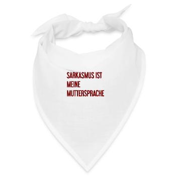 Sarkasmus-Profi - Bandana - Weiß - Vorne