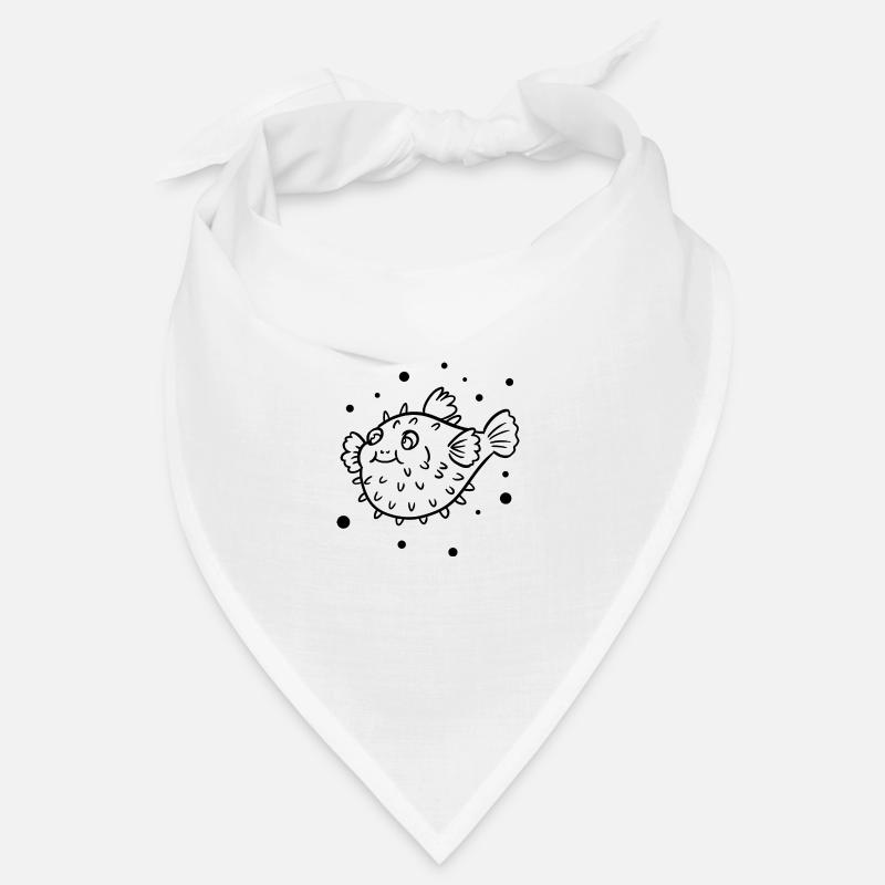 Dicker Kugelfisch Bandana