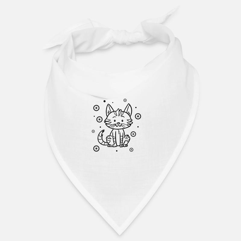 mignon petit bébé chat Bandana