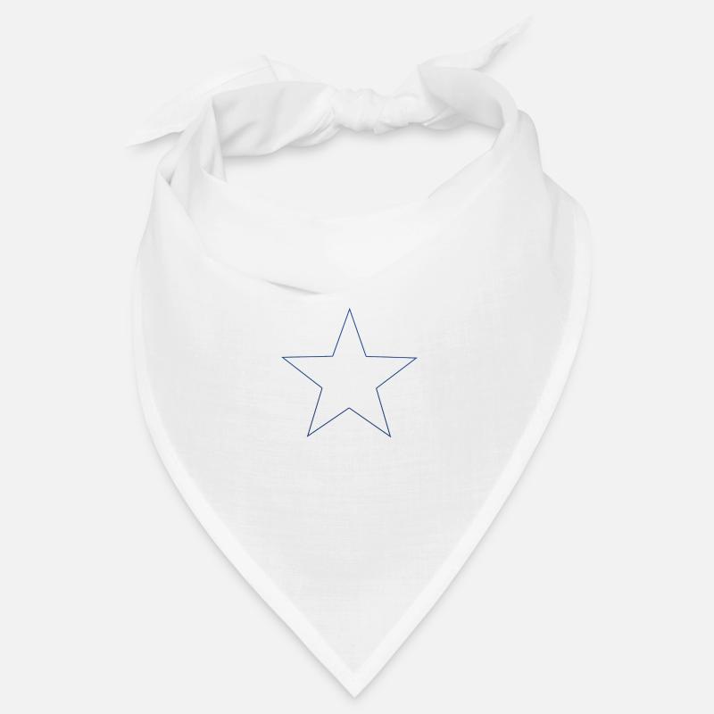 blauer Stern blue star Bandana
