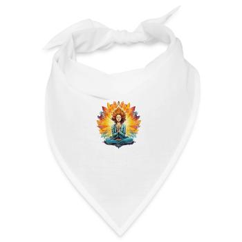 Sicherer Ort Meditation - Bandana - Weiß - Vorne