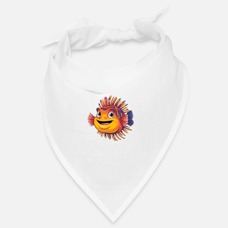 Poisson-lion rieur coloré Poisson corail Bandana