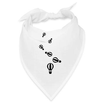 Heißluftballon icon - Bandana - Weiß - Vorne