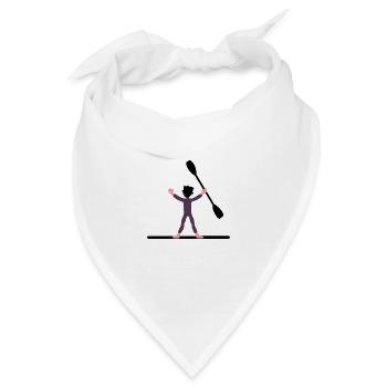 Stehpaddeln Brett Wassersport - Bandana - Weiß - Vorne