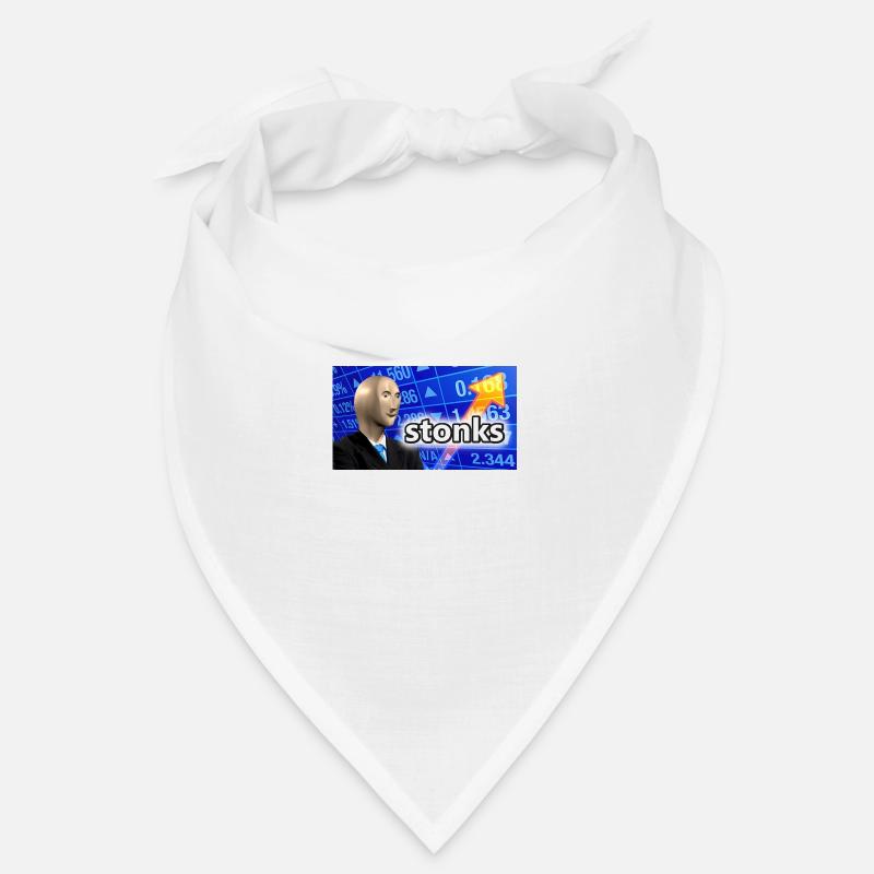 Stonks | Geschenk Meme Lustig Freunde Geschenkidee Bandana