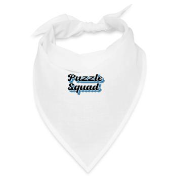 Puzzle, lustiges Sprichwort, Puzzle - Bandana - Weiß - Vorne