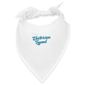 Electro Worker Legend Craftsman Spannung - Bandana - Weiß - Vorne