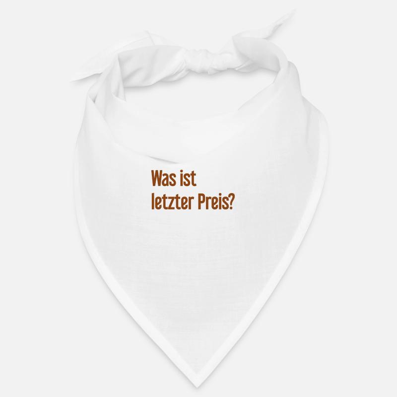 Quel est le dernier prix ? Bandana