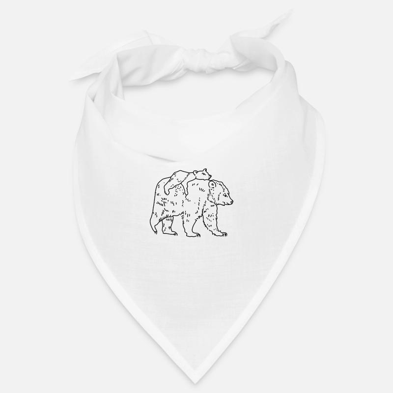 Bear kid running Bandana