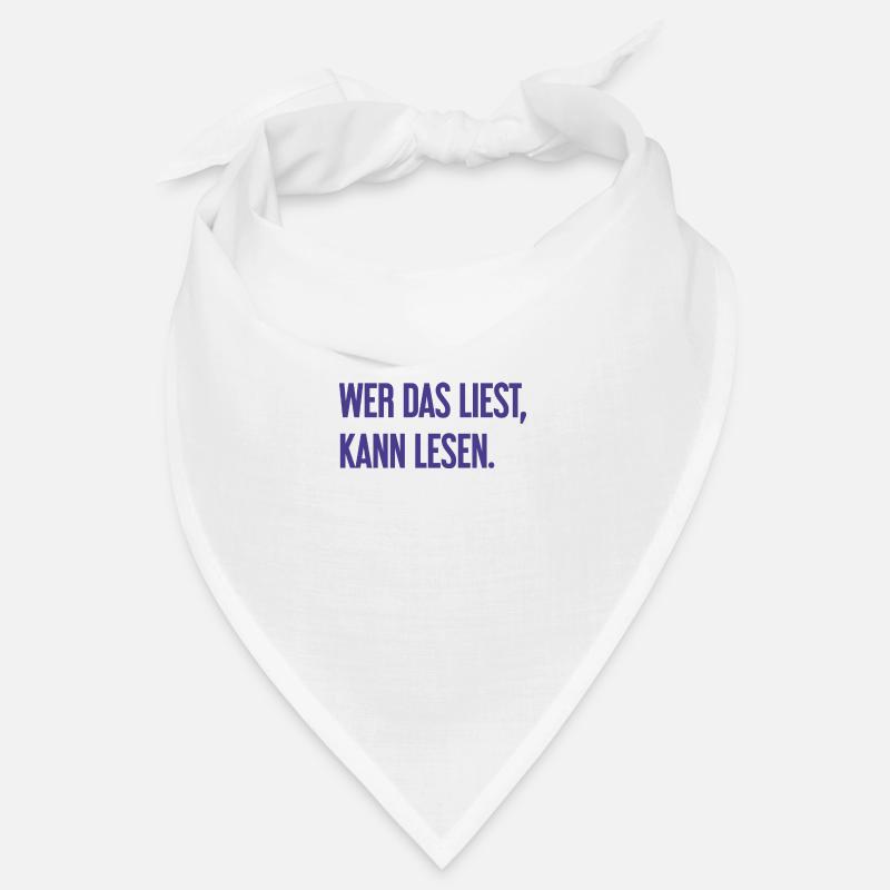 Wer das liest, kann lesen. Bandana
