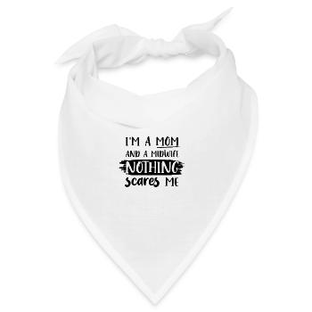 Hebammen - Bandana - Weiß - Vorne