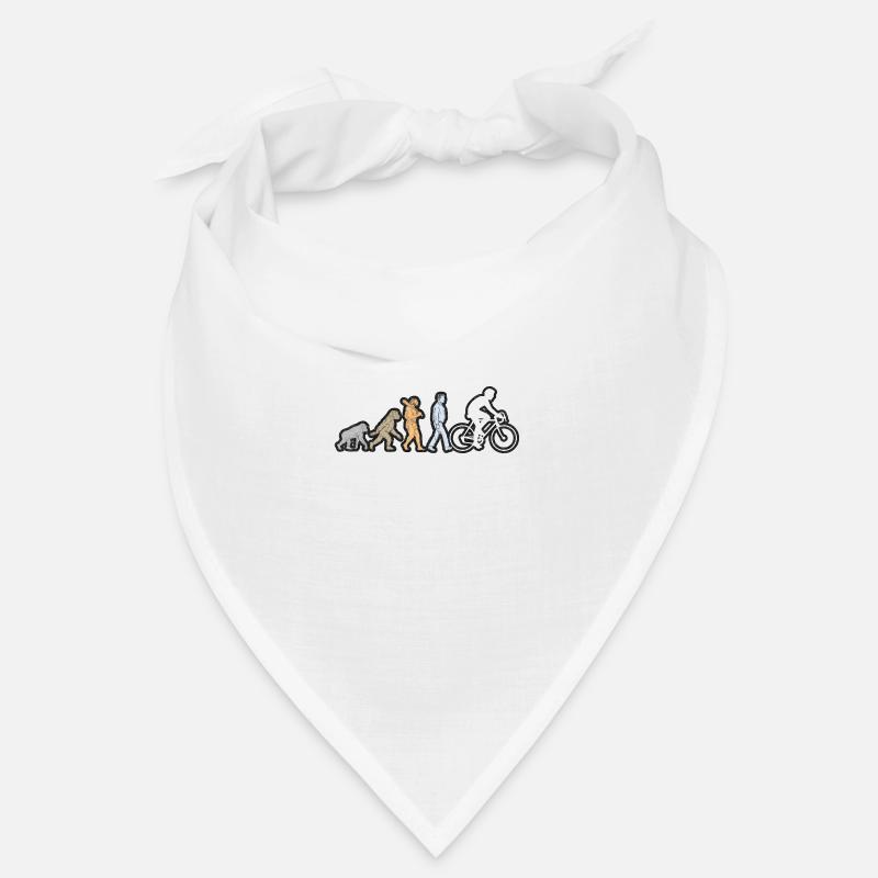Evolution du vélo Homme blanc grunge Bandana