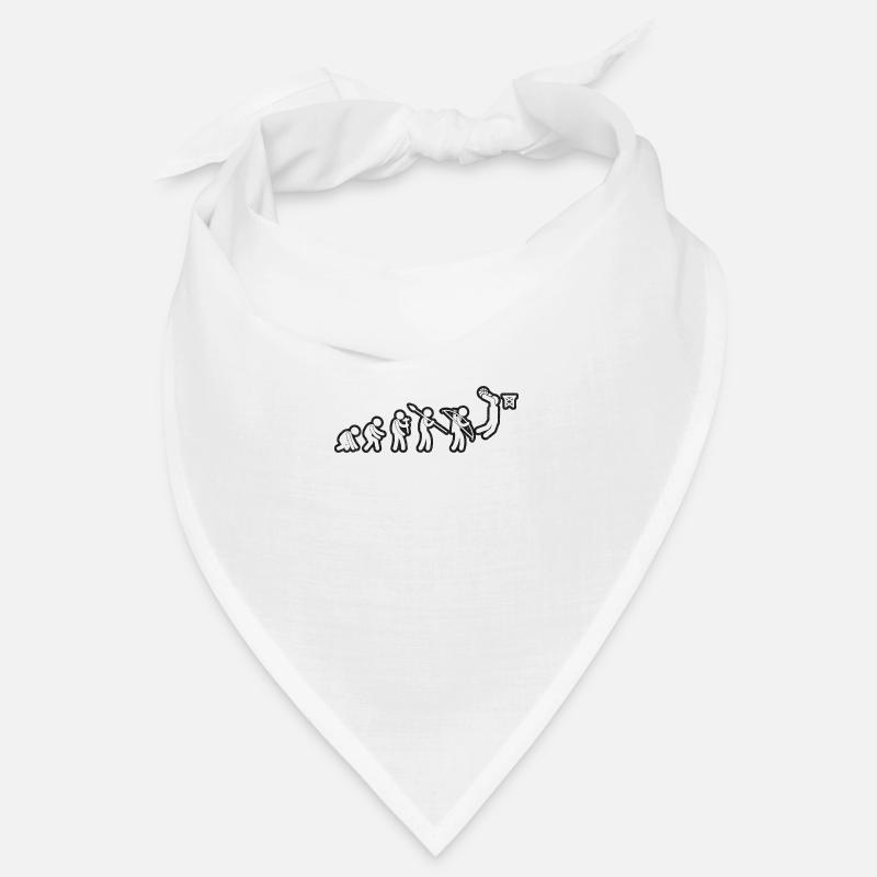Evolution Basketball White Grunge Bandana