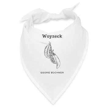 Woyzeck - Georg Büchner - Deutschlehrer - Bandana - Weiß - Vorne