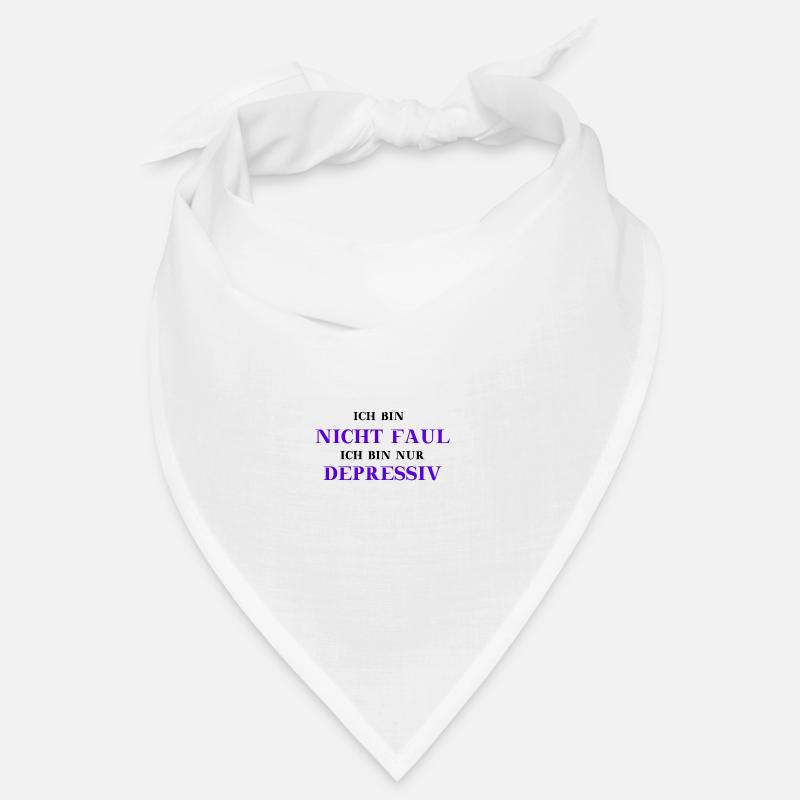Depressiv lustig witzig mutig Geschenkidee Bandana