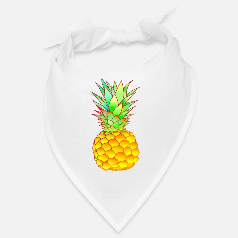 ananas tropical coloré Bandana