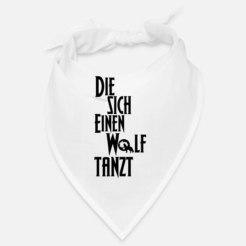 Die sich einen Wolf tanzt Tanz Tanzen Geschenk Bandana