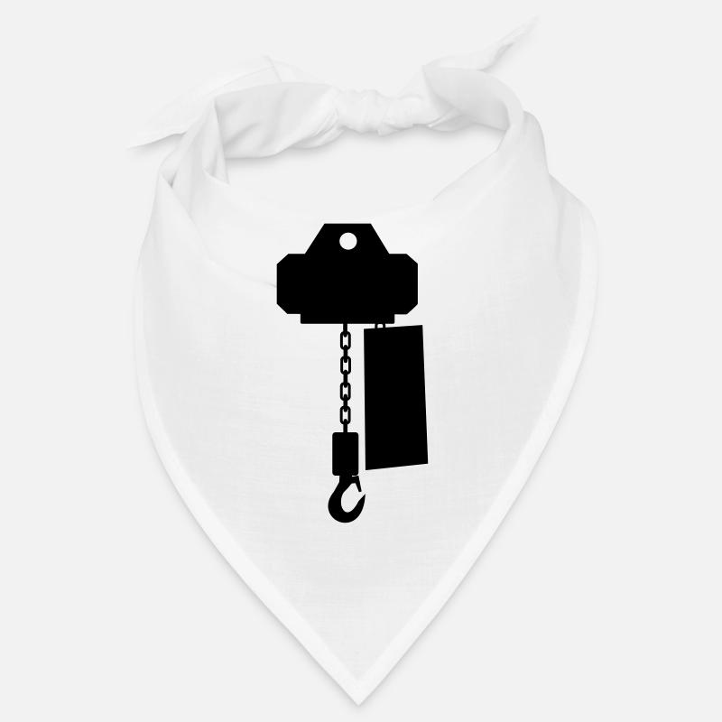 motor_upside_down - Bandana - Weiß