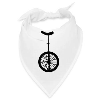 Einrad - Bandana - Weiß - Vorne