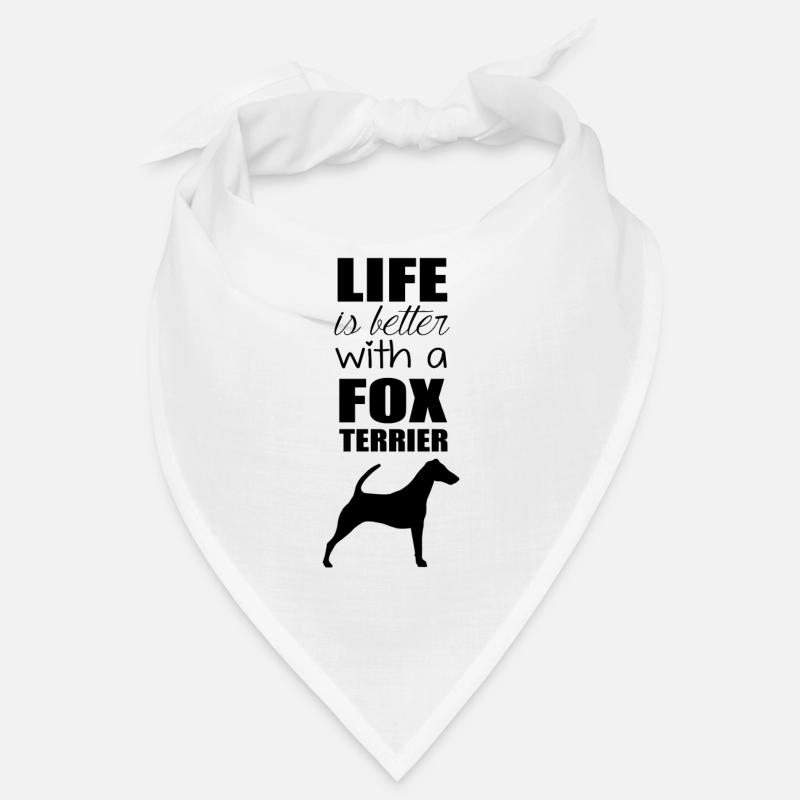 FOX TERRIER BLACK Bandana