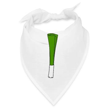 Lauch - Bandana - Weiß - Vorne