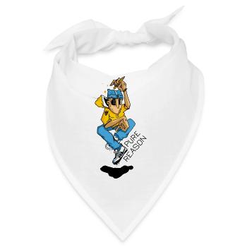 Chiller mit Bleistift und Mütze - Bandana - Weiß - Vorne