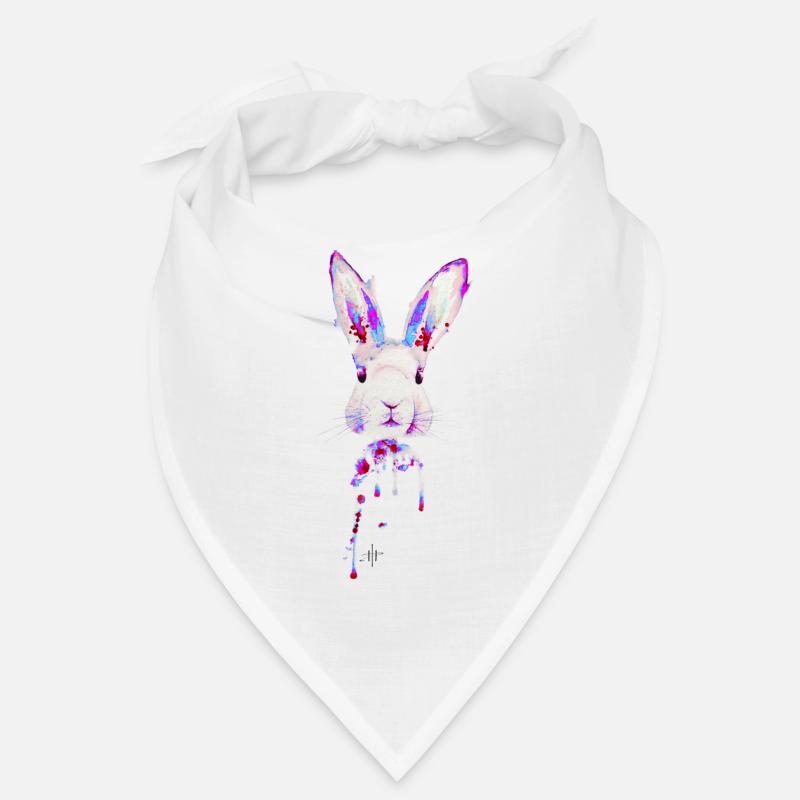 Lapin Néon Violet Bandana