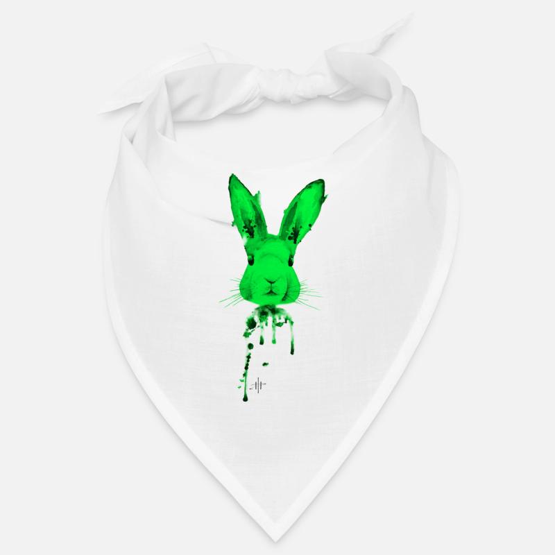 Rabbit Green Bandana