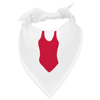 Badeanzug rot Vektor - Bandana - Weiß - Vorne