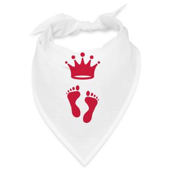 Fußpflegerin / Fußpfleger / Arbeit / Job - Bandana - Weiß - Vorne