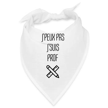 Lehrer / Professor / Schule / Lehrerin / Kind - Bandana - Weiß - Vorne