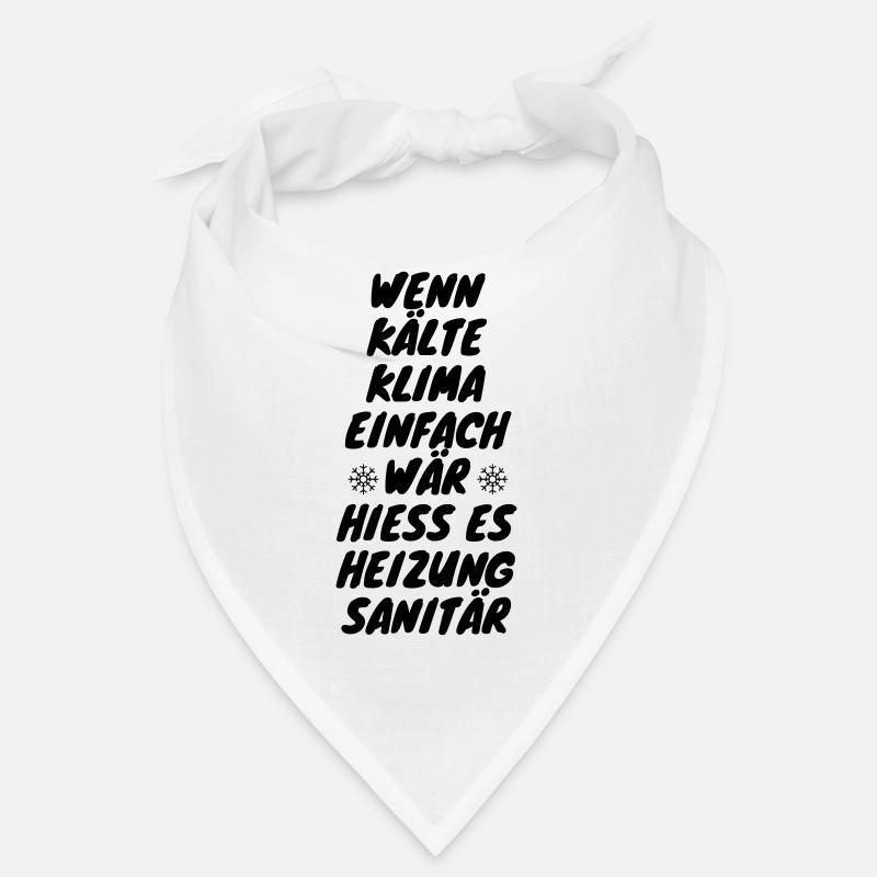 wenn Kälte Klima einfach wär Bandana