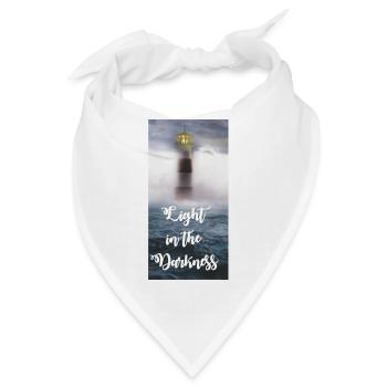 light in the darkness - Bandana - Weiß - Vorne