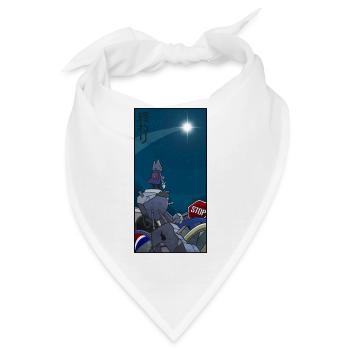 Das Ende der Welt - Bandana - Weiß - Vorne