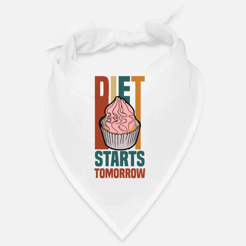 Diät beginnt morgen (Cupcake) Bandana
