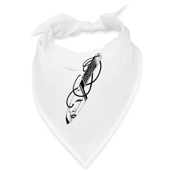 Second Thoughts ? - Bandana - Weiß - Vorne