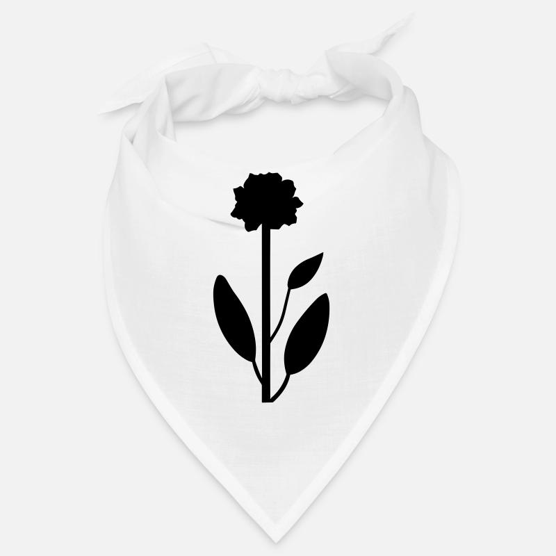Blume mit Stiel Bandana