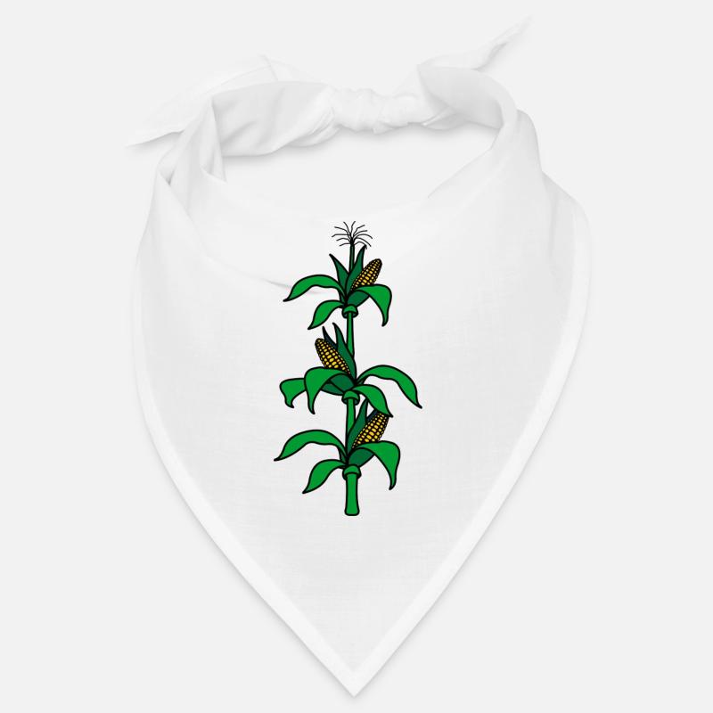 Corn stalk logo for corn harvest Bandana