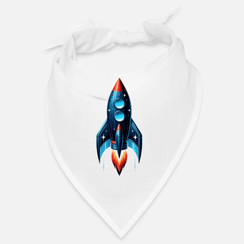 Rakete mit Sternen | Spaceship Bandana