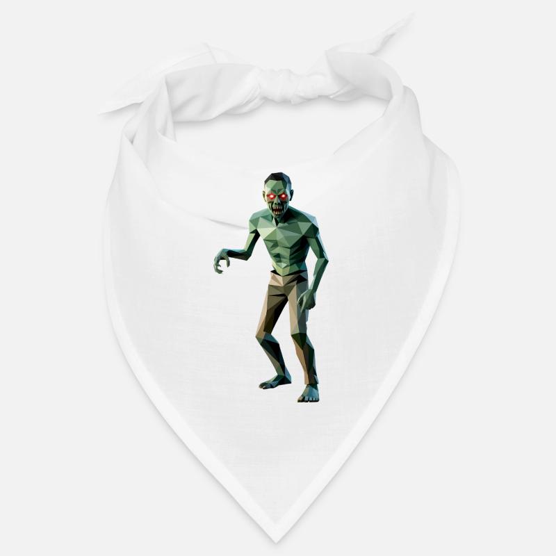 Zombie - Cool Low Poly Logo Bandana