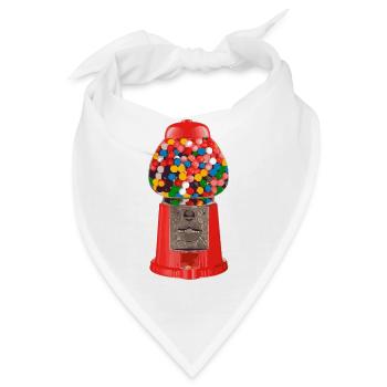 Kaugummi-Automat - Bandana - Weiß - Vorne