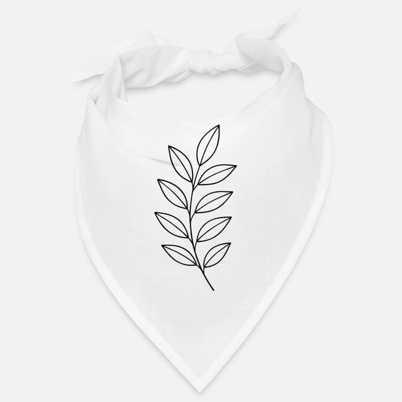 Botanical Line Branch Bandana