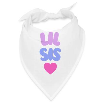 Lil Sis Love - Bandana - Weiß - Vorne